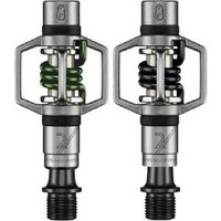 Crank Brothers Eggbeater 2 Bike Pedals  - Silver/Green