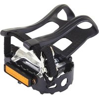 M Part Essential Alloy Pedals 9/16 inch Including Toe Clips and Straps