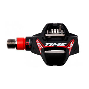 Time Atac XC12 Titan Carbon MTB Pedals  - Black / Red