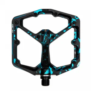 Crank Brothers Stamp 7 Flat Pedals - Black / Blue / Small