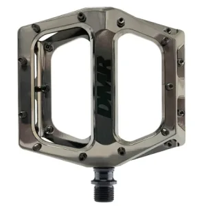 DMR Vault Chrome Flat Pedals - Black Chrome