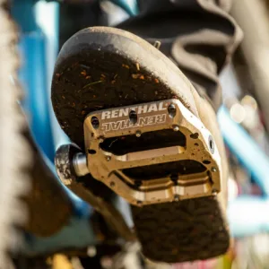 Renthal Revo-F Flat Pedals - AluGold